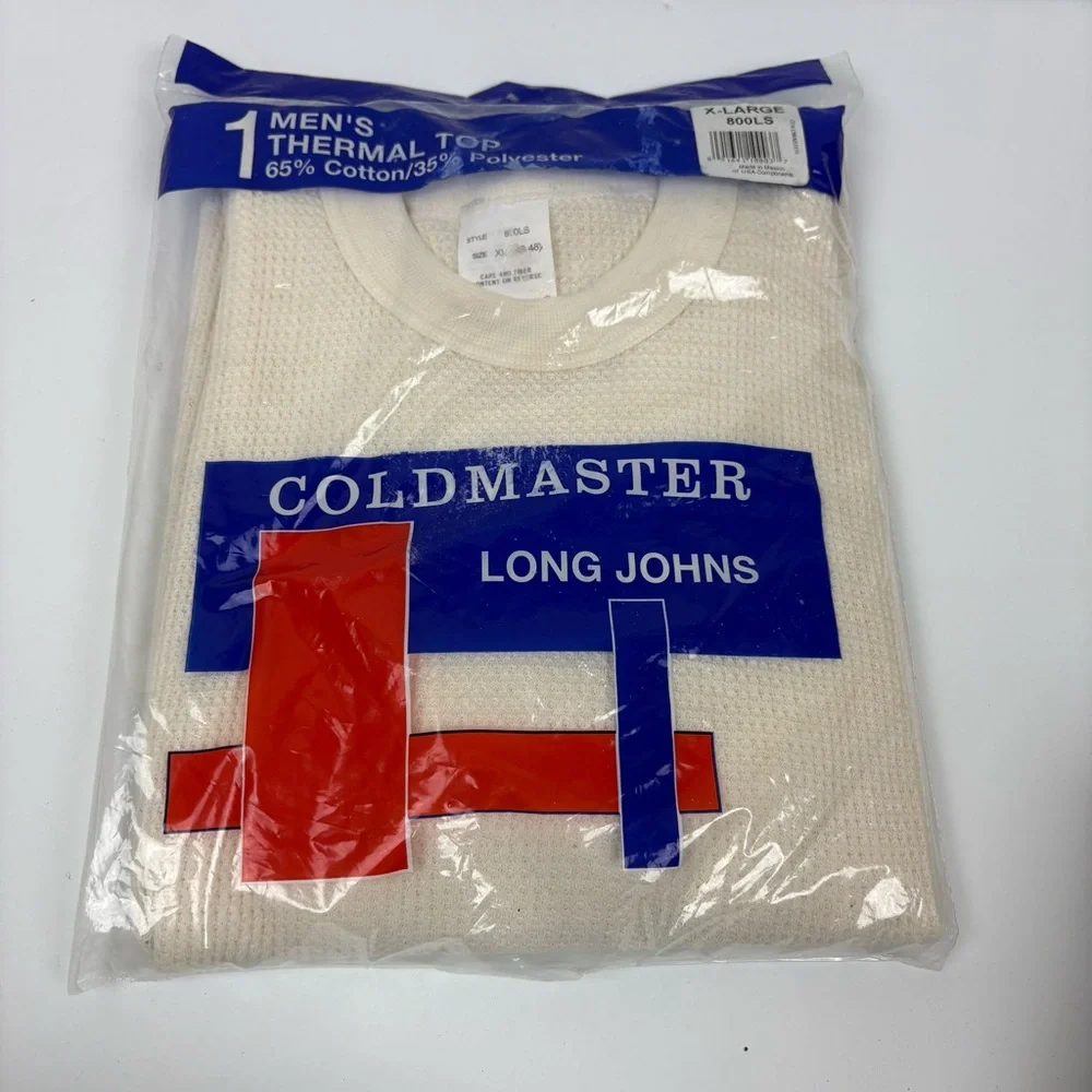 NWT Indera Mills Coldmaster Long Johns Men’s Thermal Knit Top Size XL